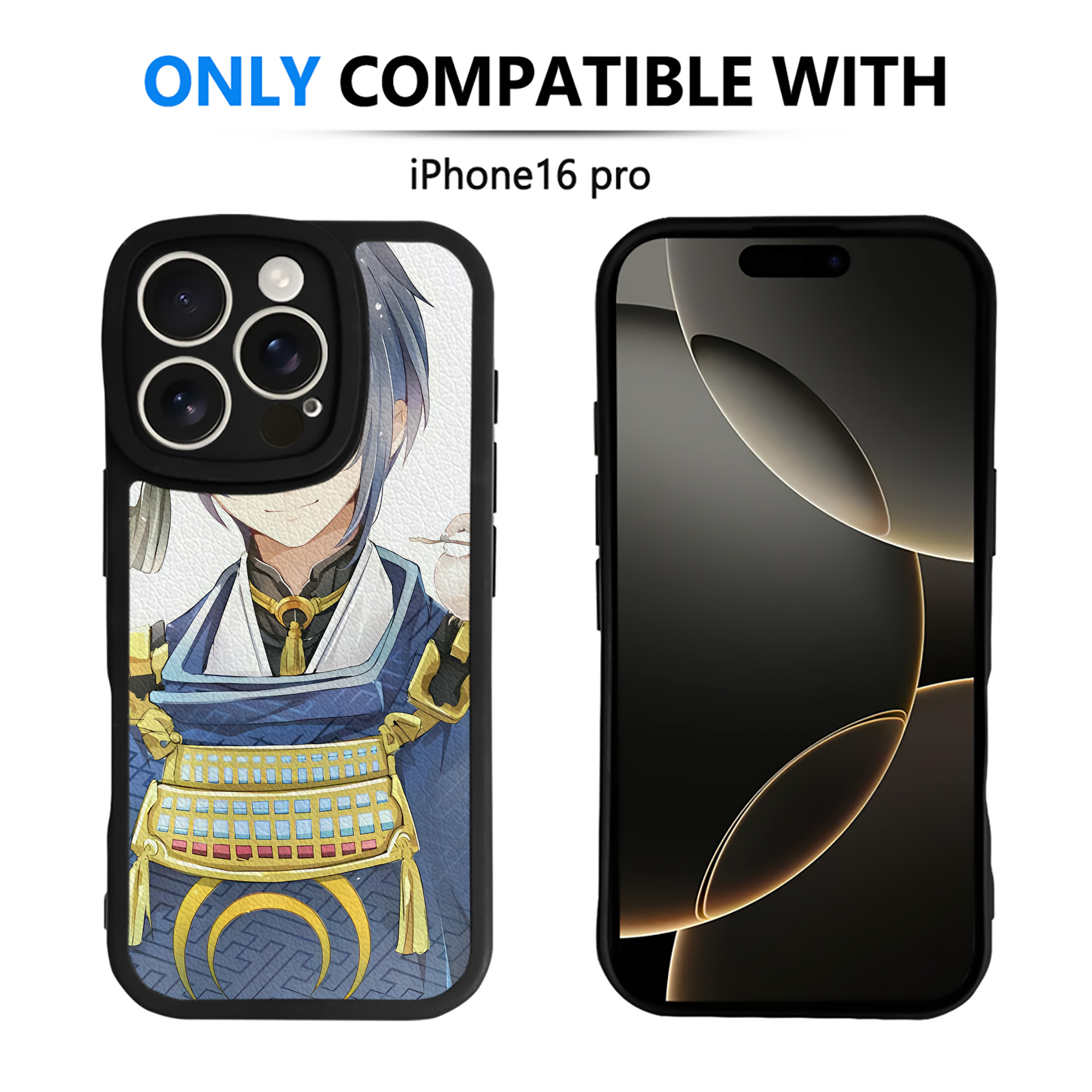 （画像用） 刀剣乱舞 Touken Ranbu 【iPhone 16シリーズ対応】シリコンスマホケース（レザー調） 材質：シリコン